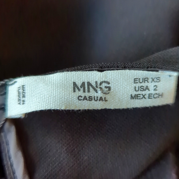 Mango Black Ruffle Dress - Picture 4 of 6